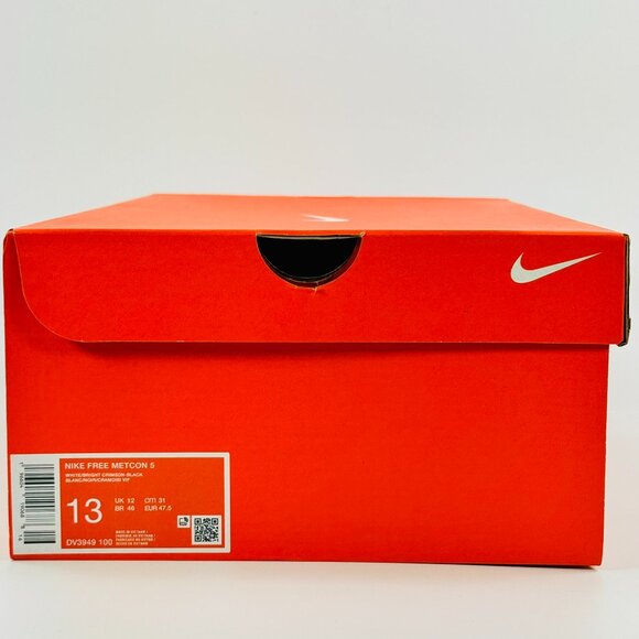 Nike Free Metcon 5 \'White Bright Crimson\' DV3949-100 Gym Multi Size main image 11